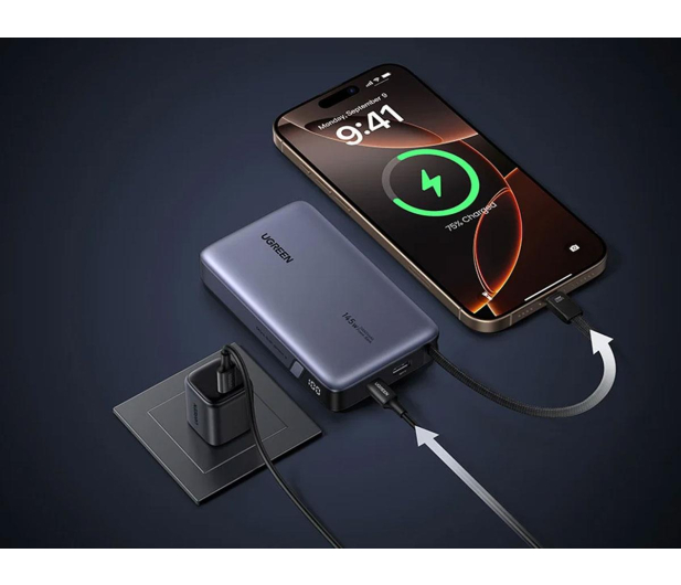 UGREEN Powerbank 20000mAh PB551 145W USB + USB-C kabel - 1488865 - zdjęcie 7